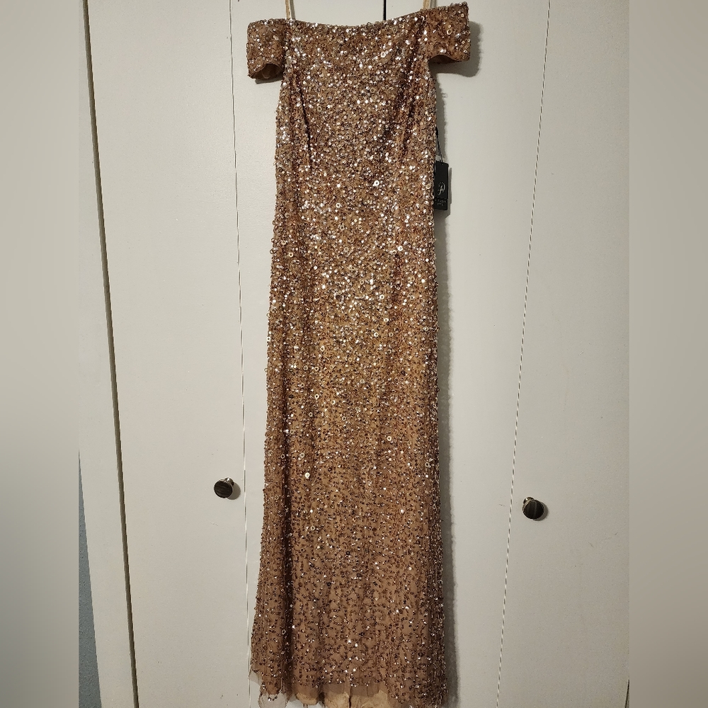 Sequin Rose Gold Dress